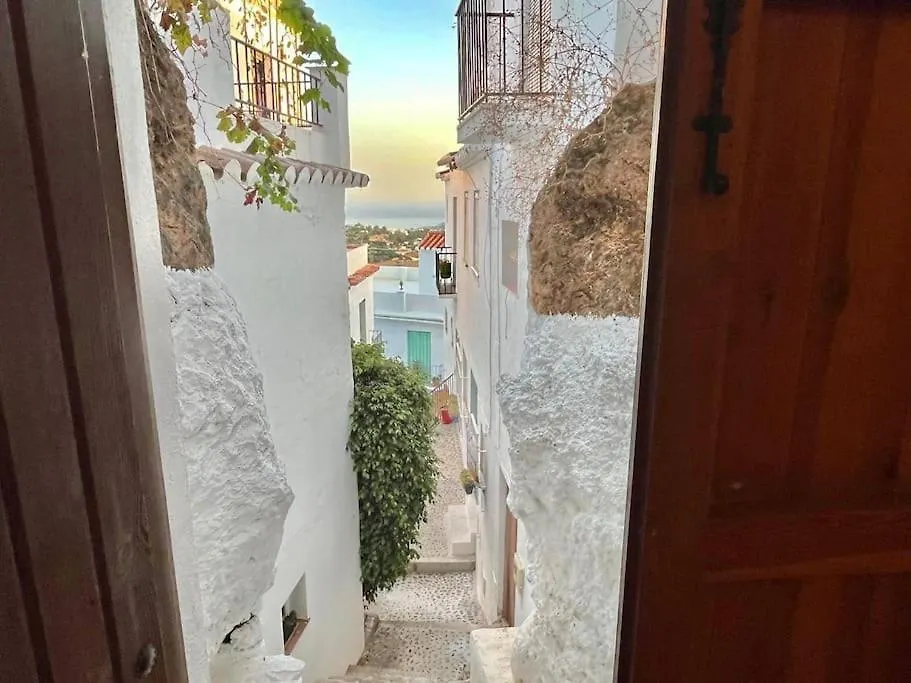 Tatil Evi Casa Los Moriscos Con Increibles Vistas Al Mar Frigiliana