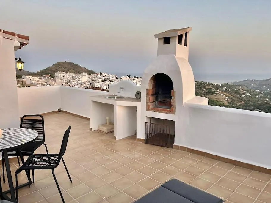 Casa Los Moriscos Con Increibles Vistas Al Mar Frigiliana